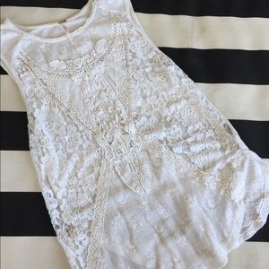 Free People Lace Tank